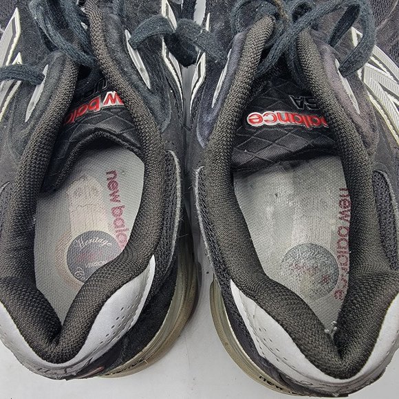 New Balance 990 Mens Size 11 Black Sneaker Shoes Heritage Collection M990BK3 main image 4